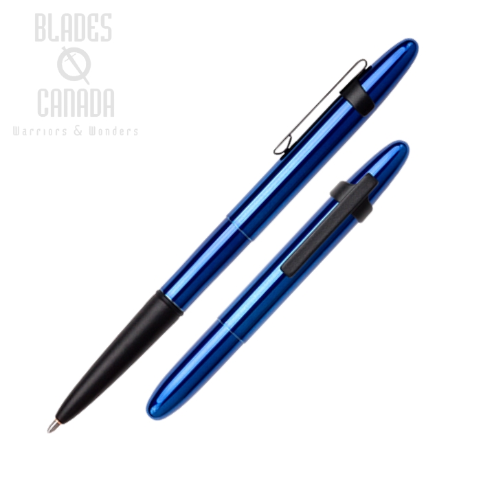 Fisher Space Pen Bullet Pen, Blue Moon w/Matte Black Grip and Clip, FP400BBB-BCL